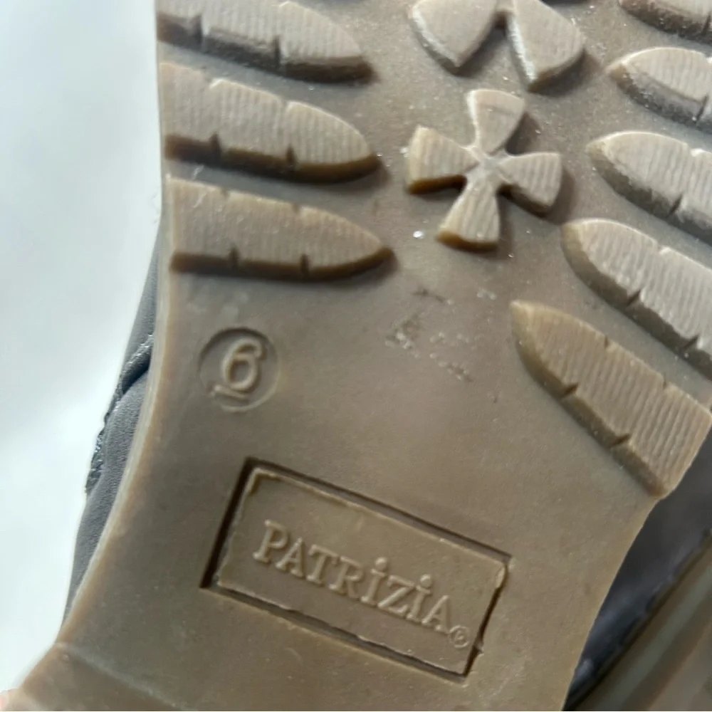 Patrizia Dawna Spring Step Women's Gray Zipper Ankle Boots Faux Fur Lined Size 6 - Picture 11 of 11